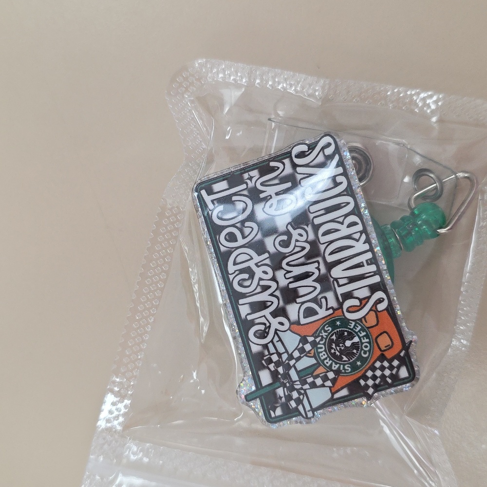 Starbucks Badge reel